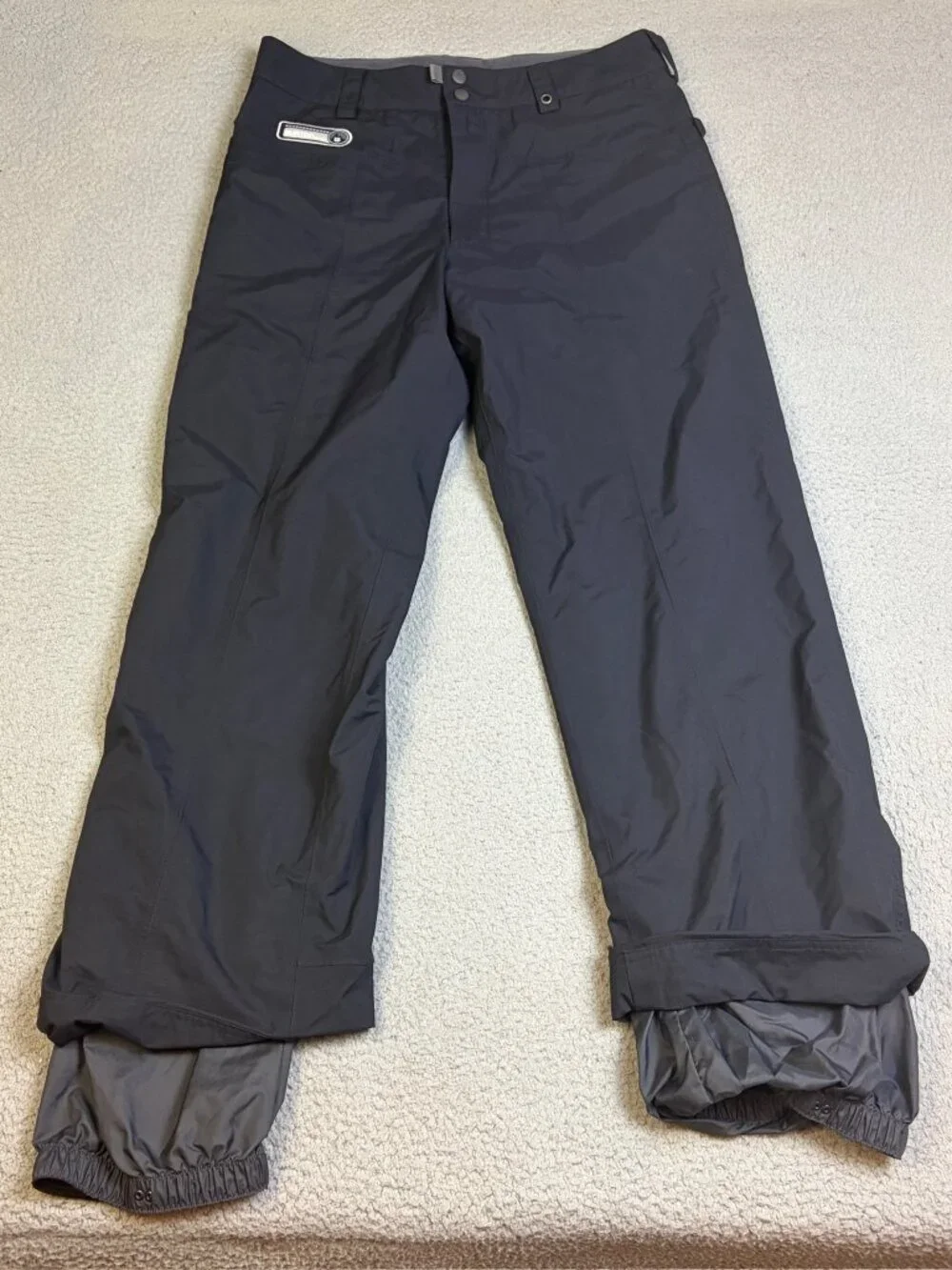 Burton Snow Pants Mens Size Medium Black Nylon Ski Winter Casual Outdoors